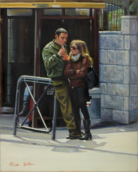 Waiting, Jerusalem (40.6 X 50.8 cm)