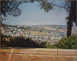 Jerusalem from the Hass Promenade (61.0x76.2 cm)