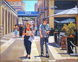 Mamila Pedestrian Walk II, Jerusalem (40.6 x 50.8 cm)