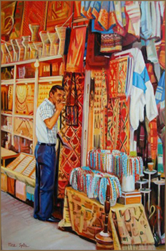 Souvenir Shop, Jerusalem (50.8 x 76.2 cm)
