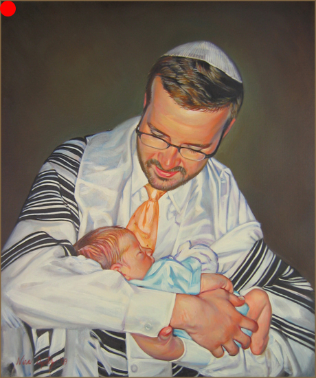 Ivan at the Circumcision of his Son (50.8x61.0 cm)