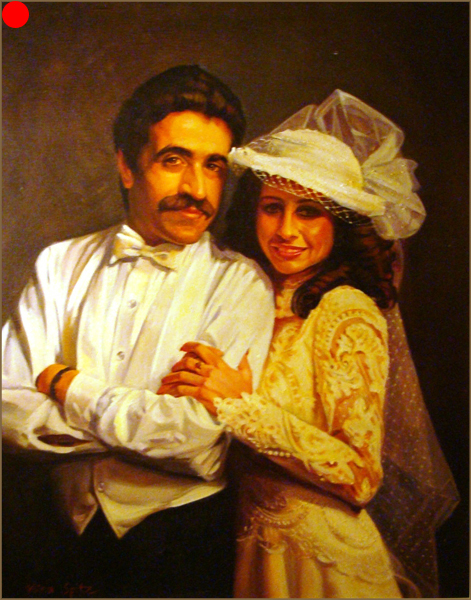 Yaron and Michele (61.0x76.2 cm)