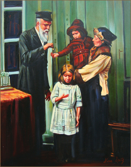 Chanuka Gelt (Money) (40.6x50.8 cm)