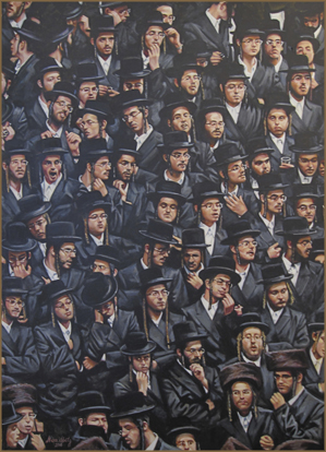 Hats & Shtreimels I (86.36x116.84 cm)