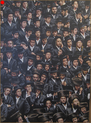 Hats & Shtreimels II (86.36x116.84 cm)