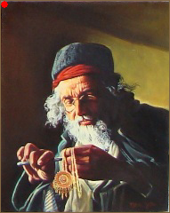 The Yemenite Goldsmith (40.6x50.8 cm)