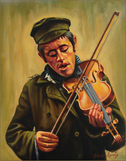 Young Violinist (40.6x50.8 cm)
