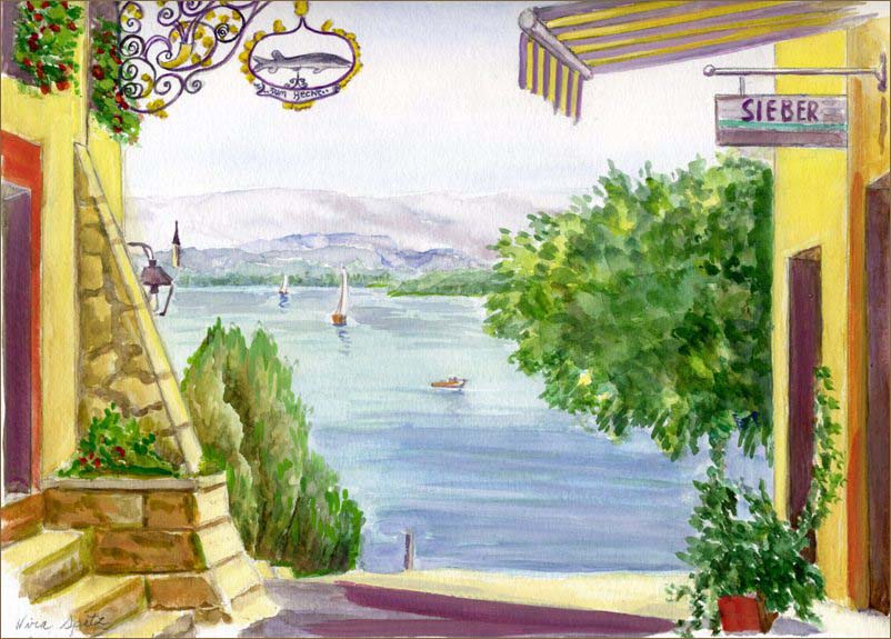 Zug Lake, Switzerland (8x11 inches)