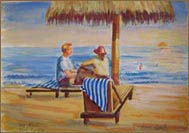 Taj Exotica Beach, Goa, India (7x10 inches)